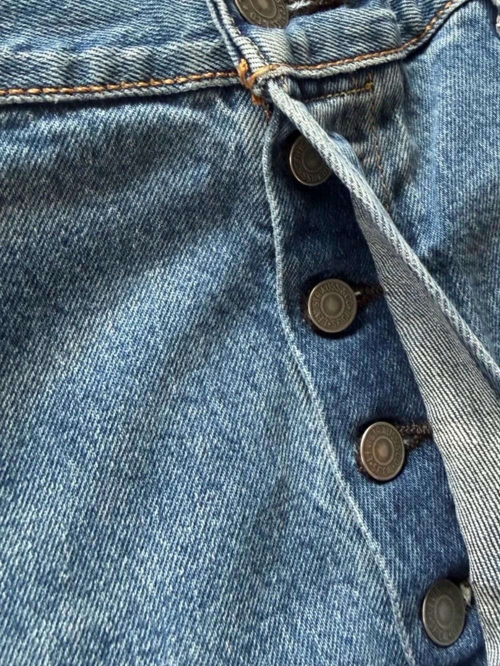 Levi’s 501 Original Fit Jeans Men 36x30 The Ben Straight Leg Button Fly Cotton